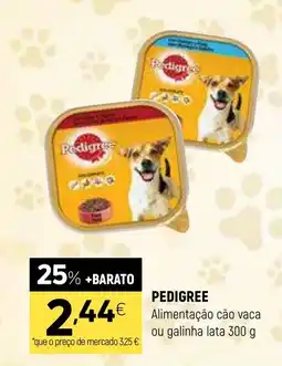 Coviran Pedigree Alimentação cão vaca ou galinha lata promoção