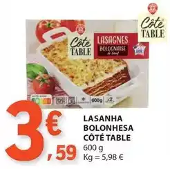 E.Leclerc Lasanha bolonhesa promoção