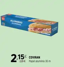 Coviran COVIRAN Papel alumínio 30 m promoção