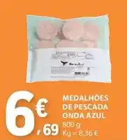 E.Leclerc Fita azul - medalhões de pescada promoção