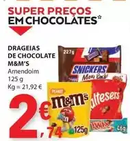 E.Leclerc M&m's - drageias de chocolate promoção
