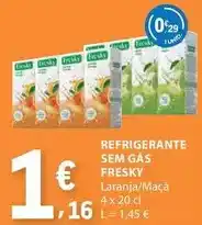 E.Leclerc Fresky - refrigerante sem gas promoção
