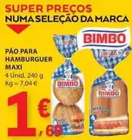 E.Leclerc Bimbo - pao para hamburguer maxi promoção