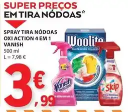 E.Leclerc Vanish - spray tira nódoas oxi action 4 em 1 promoção