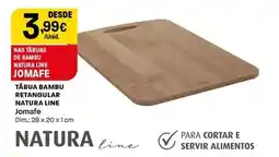 Intermarché Natura - tabua bambú retangular line promoção
