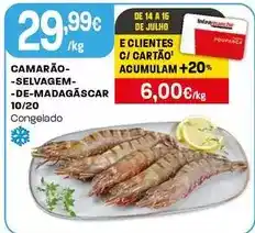 Intermarché Camarão/selvagem de madagascar 10/20 promoção