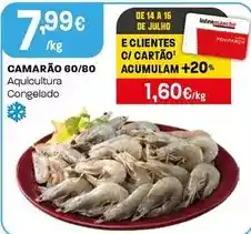 Intermarché Camarão promoção