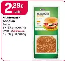 Intermarché Abbelen - hamburger promoção