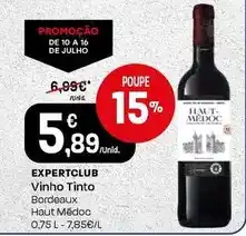 Intermarché Expertclub - vinho tinto promoção
