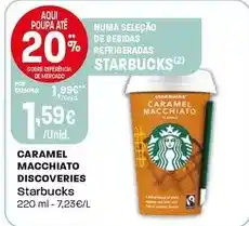 Intermarché Starbucks - caramel macchiato discoveries promoção