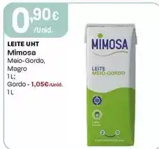 Intermarché Mimosa - leite uht promoção