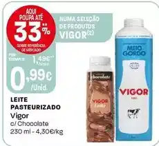 Intermarché Vigor - leite pasteurizado promoção