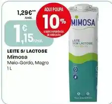 Intermarché Mimosa - leite s/lactose promoção