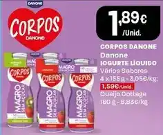 Intermarché Danone - corpos iogurte líquido promoção
