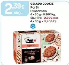 Intermarché Porsi - gelado cookie promoção