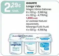 Intermarché Longa vida - iogurte promoção