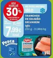Intermarché Iglo - tranches de salmão selvagem promoção