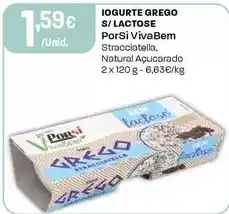 Intermarché Porsi vivabem - iogurte grego s/lactose promoção