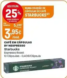 Intermarché Starbucks - café em cápsulas by nespresso promoção