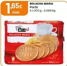 Intermarché Porsi - bolacha maria promoção