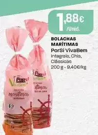 Intermarché Porsi vivabem - bolachas maritimas promoção