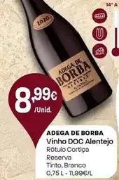 Intermarché Adega de borba - vinho doc alentejo promoção