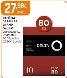 Intermarché Delta q - café em cápsulas grand promoção