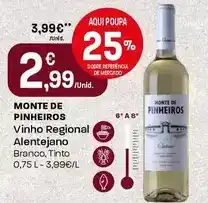 Intermarché Monte de pinheiros - vinho regional alentejano promoção
