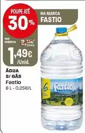 Intermarché Fastio - água s/gas promoção