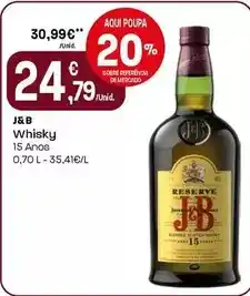 Intermarché J&b - whisky promoção