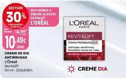 Intermarché L'oréal - creme de dia antirrugas promoção