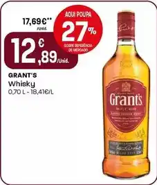 Intermarché Grant's - whisky promoção