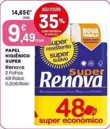 Intermarché Renova - papel higiênico super promoção