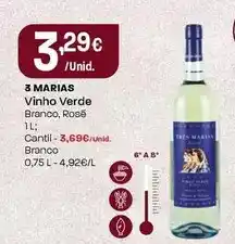 Intermarché Três marias - vinho verde promoção