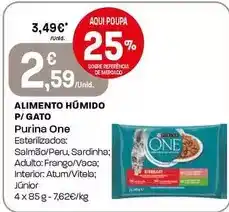 Intermarché Purinaone - alimento humido p/gato promoção