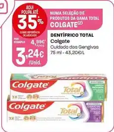 Intermarché Colgate - dentífrico total promoção