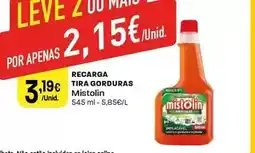 Intermarché Mistolin - recarga tira gorduras promoção