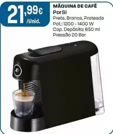 Intermarché Porsi - maquina de cafe promoção