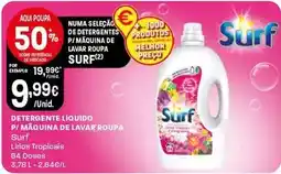 Intermarché Surf - detergente líquido p/ máquina de lavar roupa promoção