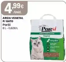 Intermarché Porsi - areia vegetal p/gato promoção