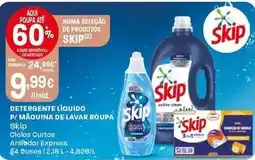 Intermarché Skip - detergente líquido p/maquina de lavar roupa promoção