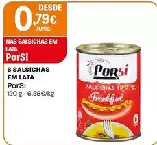 Intermarché Porsi - salsichas em lata promoção