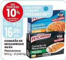 Intermarché Pescanova - camarão de moçambique 48/64 promoção