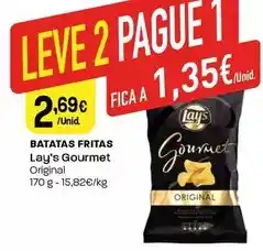 Intermarché Lay's gourmet - batatas fritas promoção
