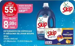 Intermarché Skip - detergente em capsulas p/maquina de lavar roupa promoção