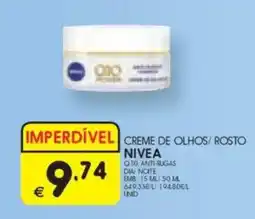 Meu Super Creme de olhos/ rosto nivea q10 anti-rugas dia noite promoção