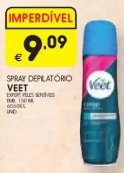 Meu Super Spray depilatório veet expert peles sensives promoção