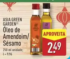 ALDI Asia green garden - oleo de amendoim/sésamo promoção