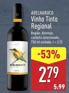 ALDI Abelharuco - vinho tinto regional promoção