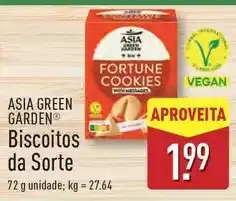 ALDI Asia green garden - biscoitos da sorte promoção